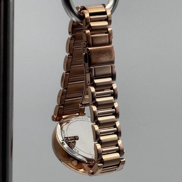 Michael Kors Sawyer Watch MK6282 Women's Rose Gold Tone Chronograph 38mm & box - Picture 12 of 16